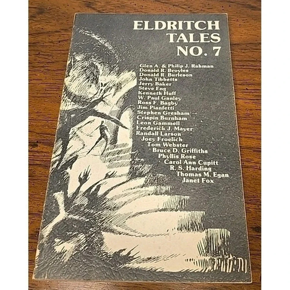 Eldritch Tales #7 by Crispin Burnham No. 7 Weird Tales Lovecraft Tradition 1980